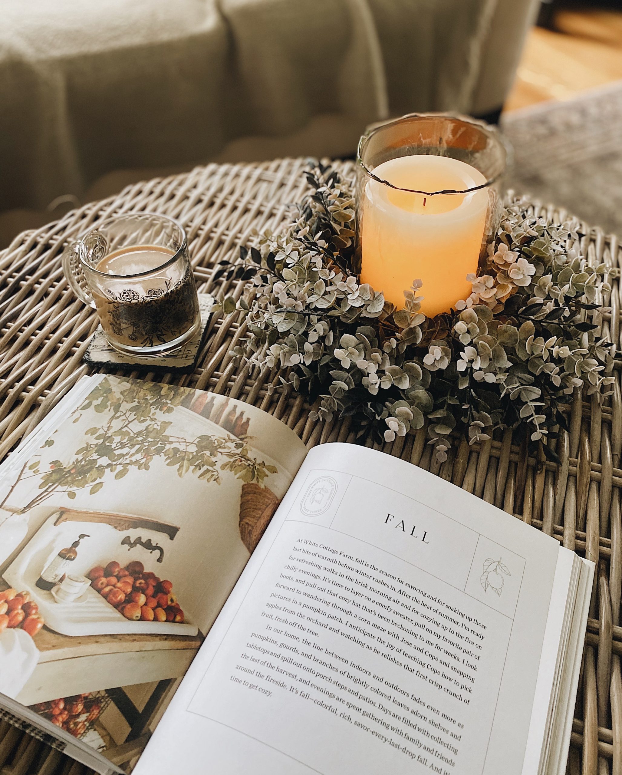 Joy in Bloom Wreath Co., Centerpiece wreath, elevated Halloween-inspired wreath, Halloween eucalyptus centerpiece wreath